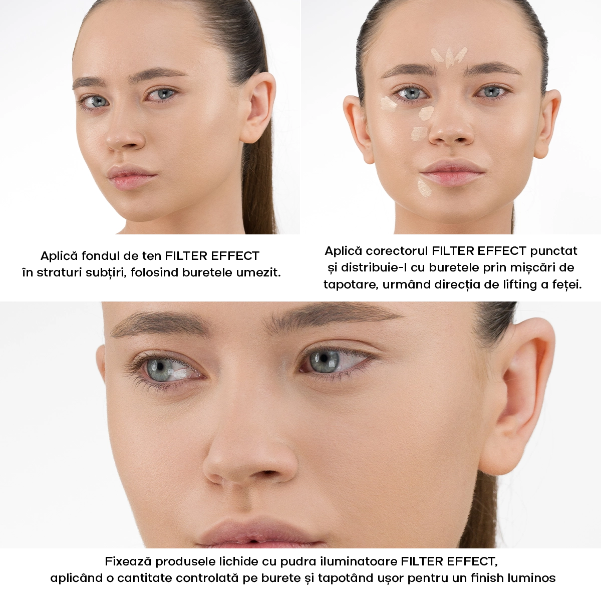 Corector Filter Effect Concealer cu Acid Hialuronic