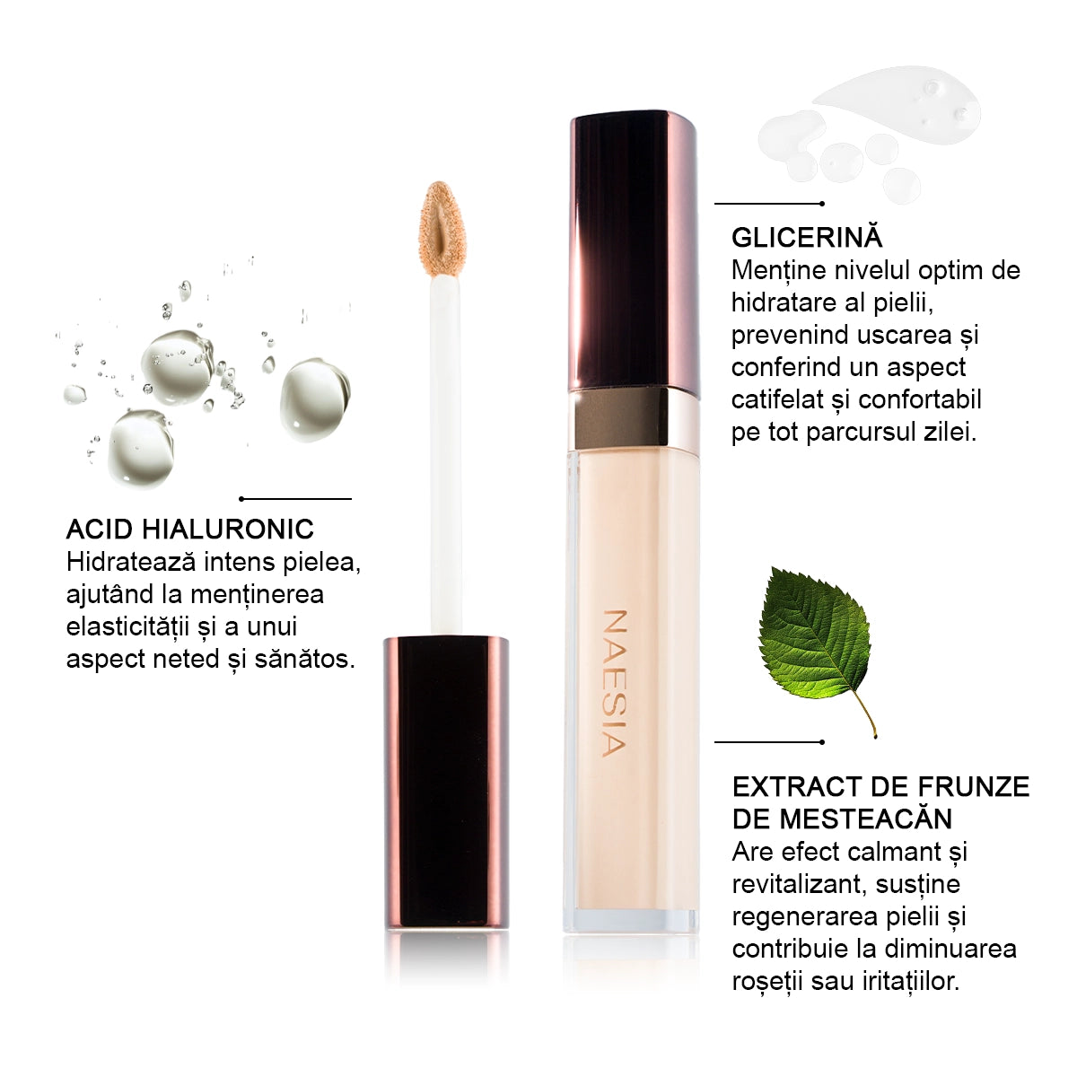 Corector Filter Effect Concealer cu Acid Hialuronic