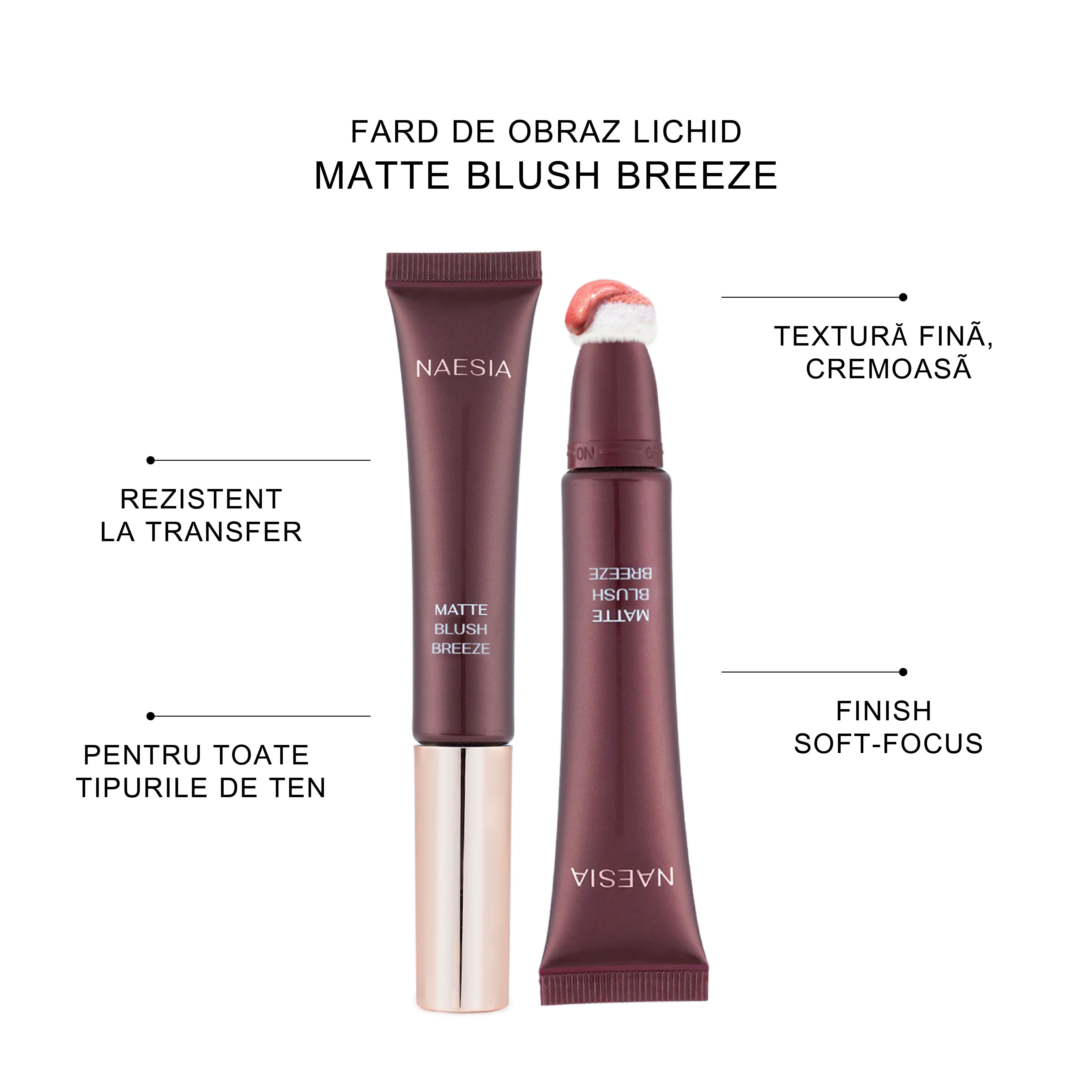 Fard De Obraz Lichid Matte Blush Breeze