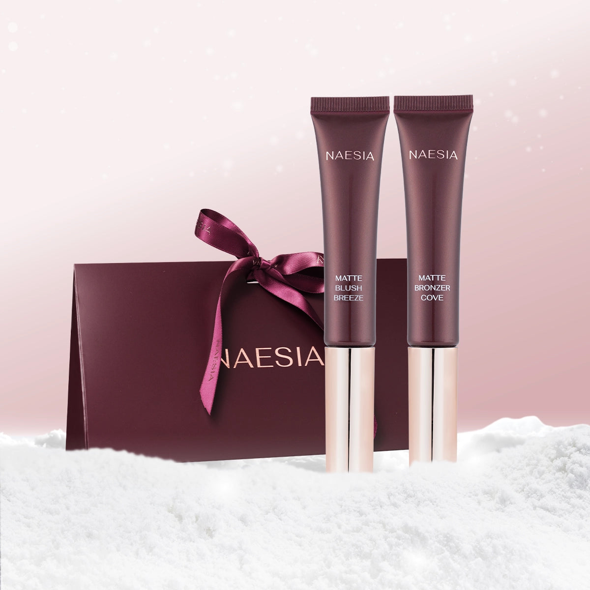 Set Cadou Fard de Obraz Lichid si Bronzer Lichid Mat