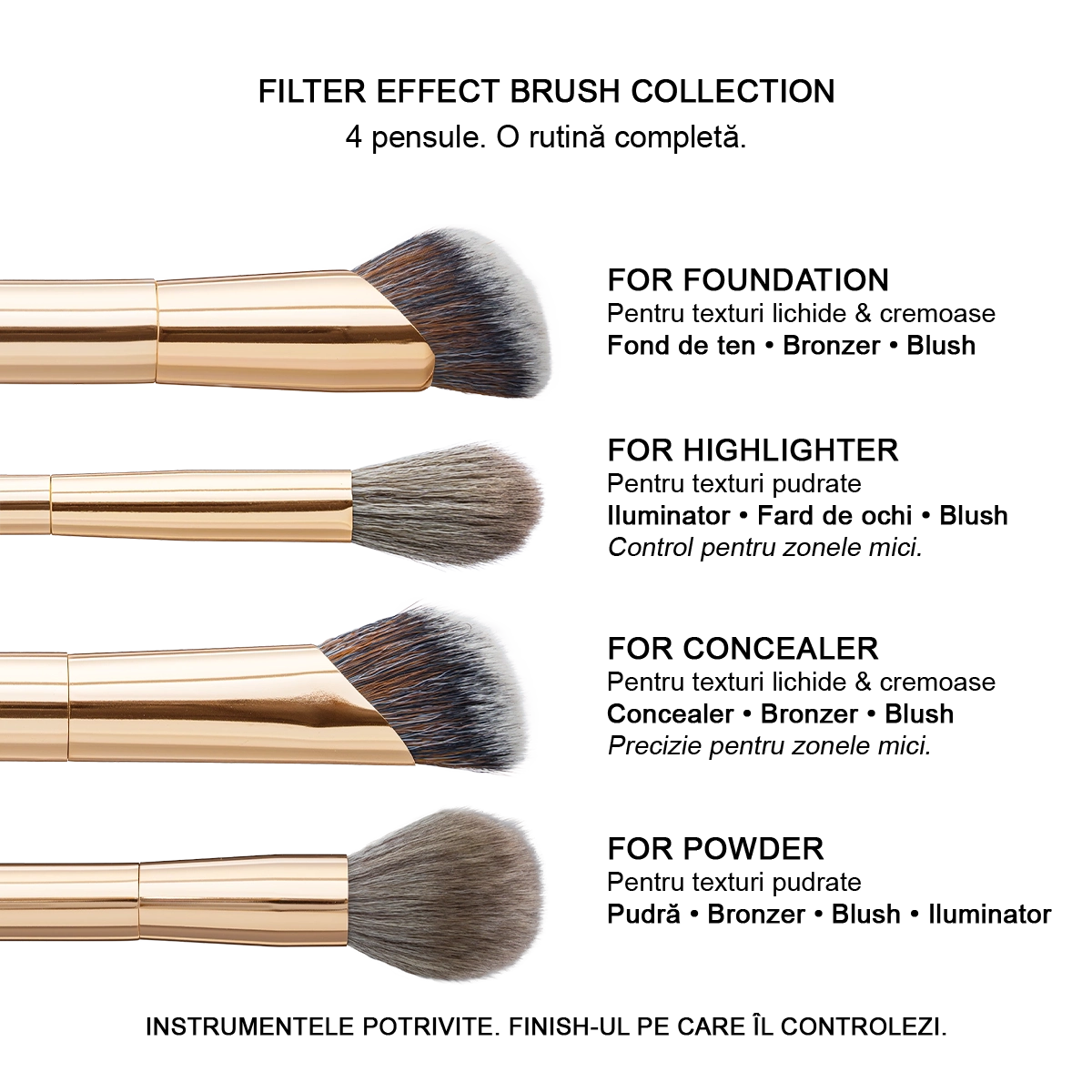 Pensula Machiaj FILTER EFFECT for Foundation