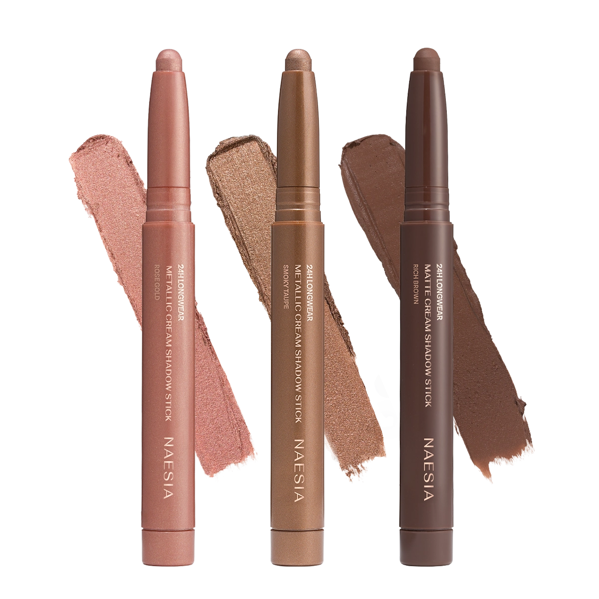 Set 3 Farduri de pleoape stick - Trio Longwear Eyeshadow Stick