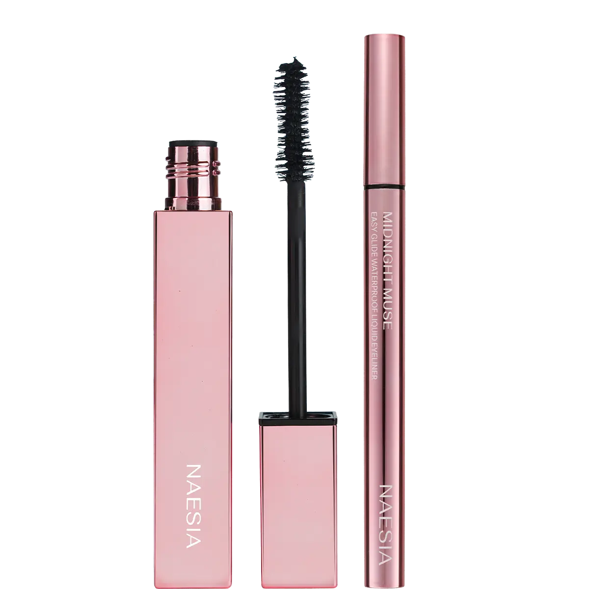 Set Eyeliner Lichid Waterproof si Mascara Pentru Volum si Alungire MID