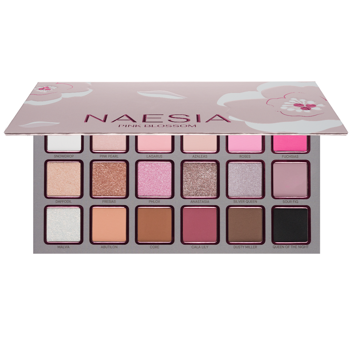 Paletă Farduri 18 Culori Pink Blossom High Pigmented
