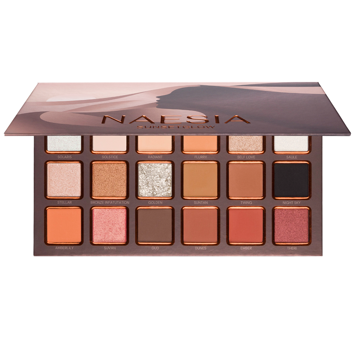 Paletă Farduri 18 Culori Sunset Glow High Pigmented