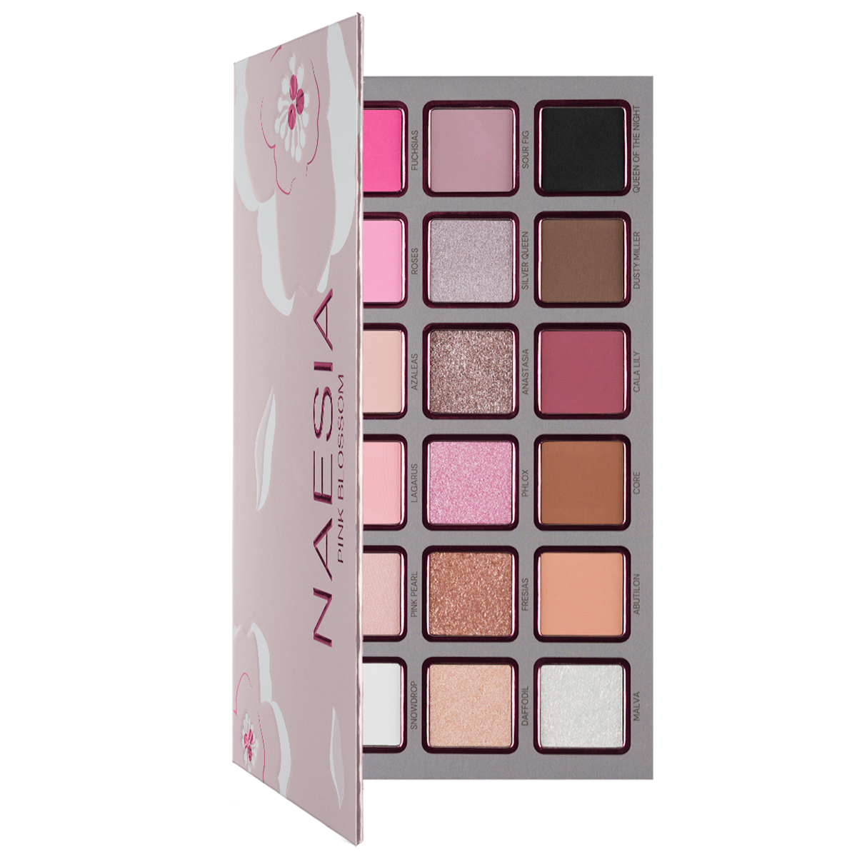 Paletă Farduri 18 Culori Pink Blossom High Pigmented