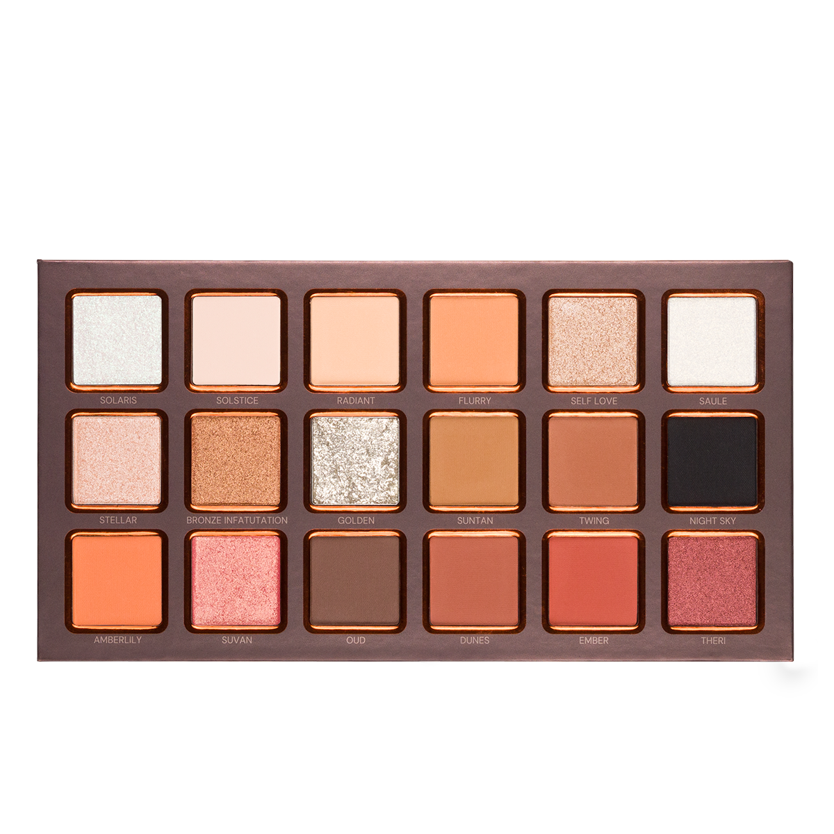 Paletă Farduri 18 Culori Sunset Glow High Pigmented