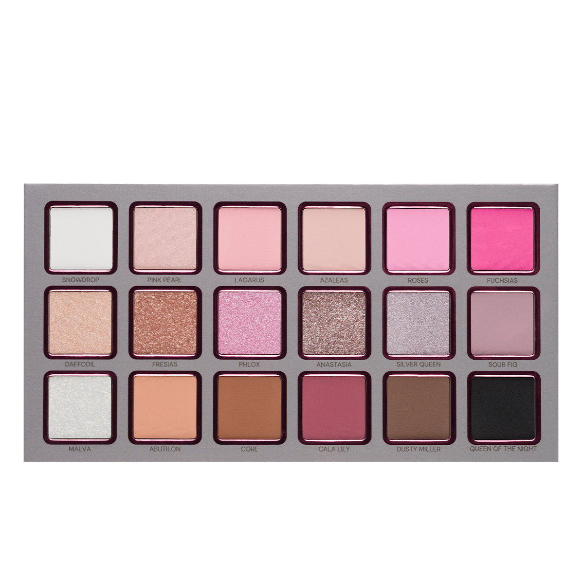 Paletă Farduri 18 Culori Pink Blossom High Pigmented
