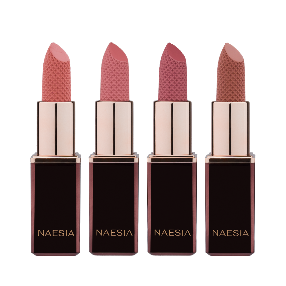 Set 4 Rujuri de Buze cu Finisaj Mat Satinat Satin Sculpt Lipstick