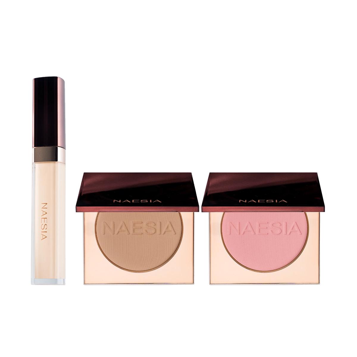 Set Filter Effect Concealer, Matte Blush Breeze si Matte Bronzer Matte Cove