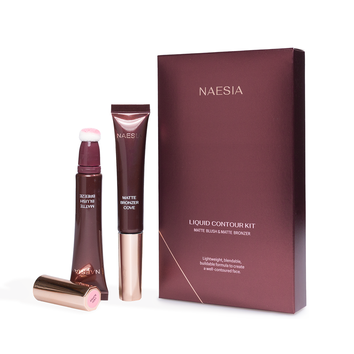 Set Fard de Obraz Lichid si Bronzer Lichid Mat