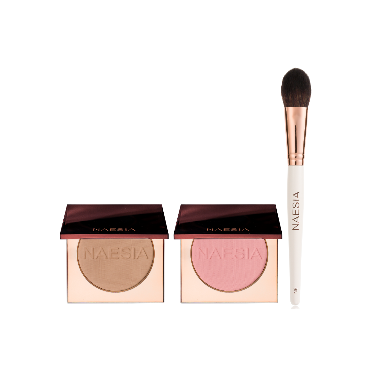 Set Fard de Obraz & Bronzer si Pensula N6