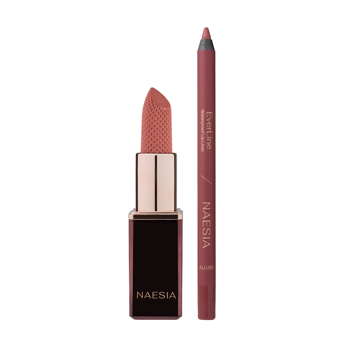 Set Creion de Buze EverLine Waterproof si Ruj de Buze Satinat Satin Sculpt