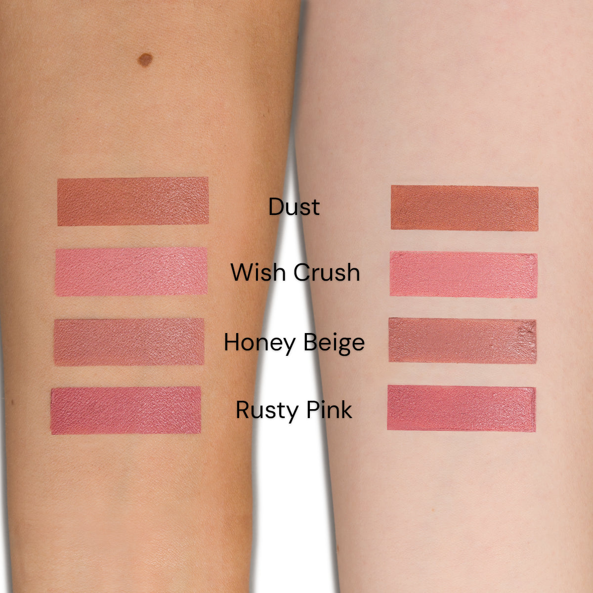 Set 4 Rujuri de Buze cu Finisaj Mat Satinat - Satin Sculpt Lipstick