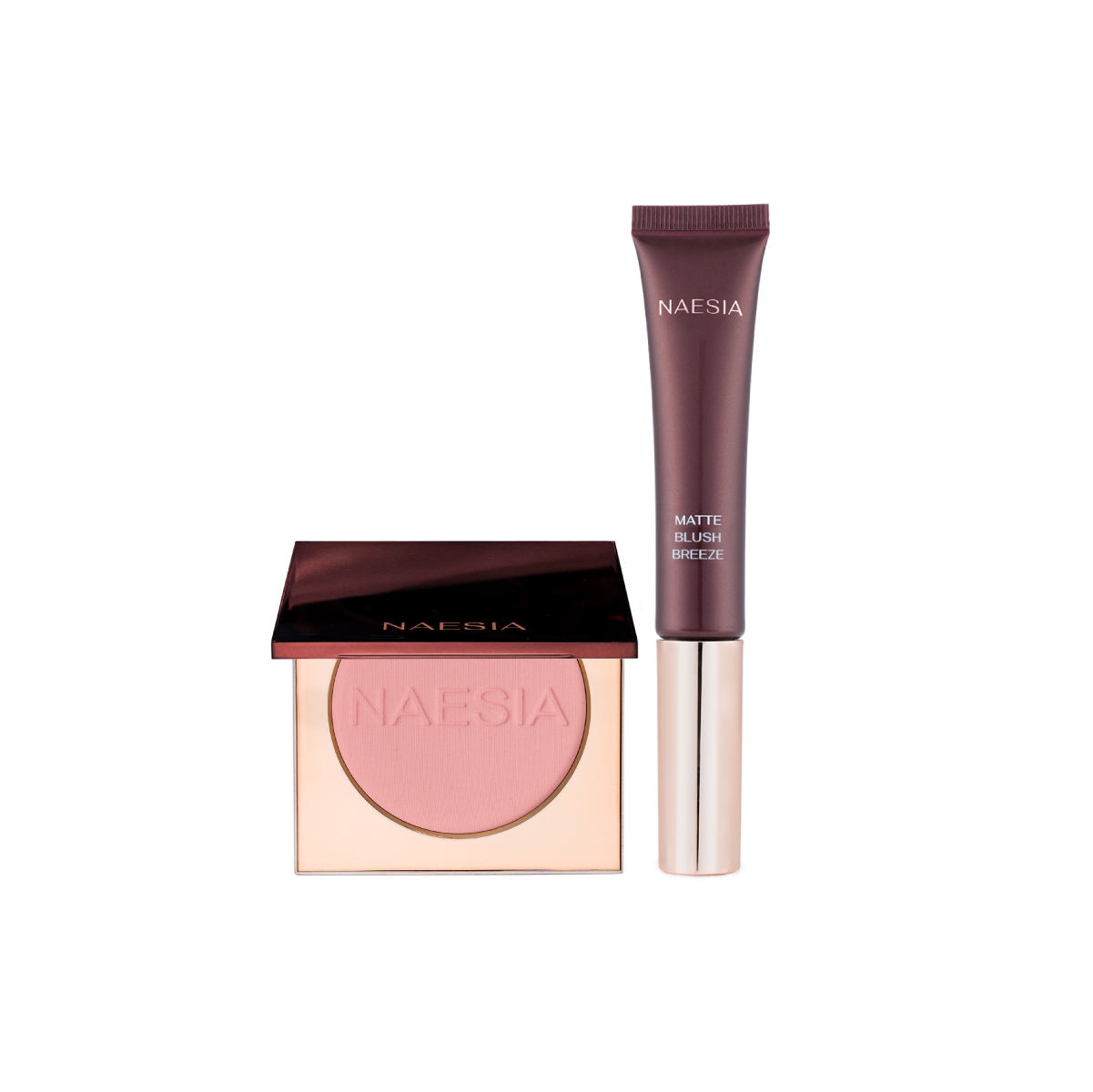 Set Fard de Obraz Lichid si Fard de Obraz Compact Mat Matte Blush Breeze