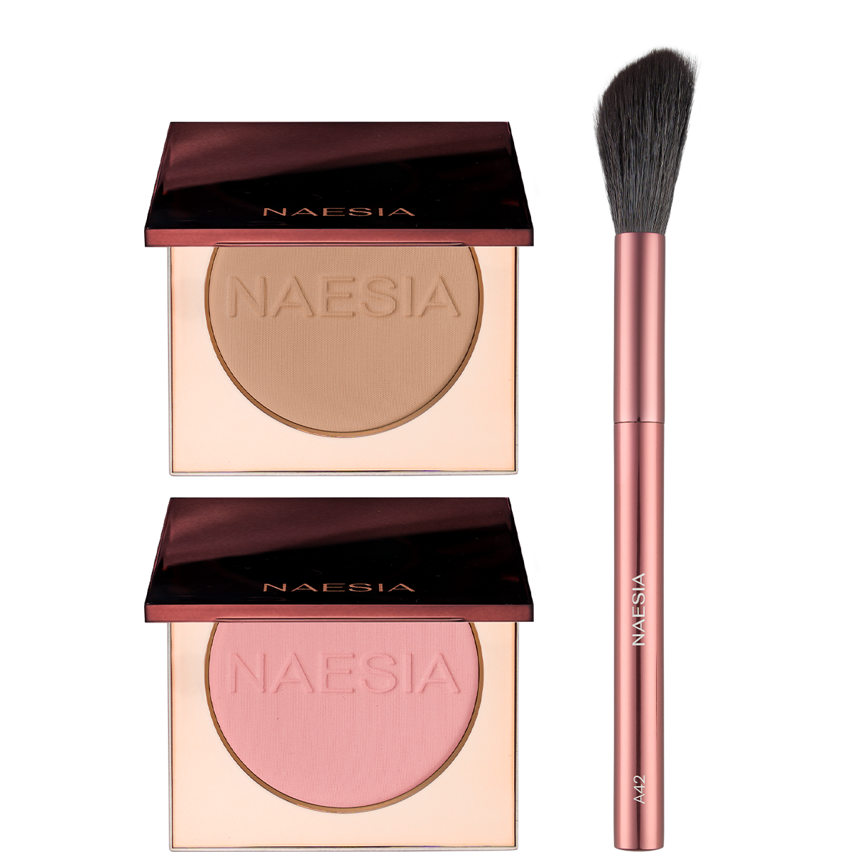 Set Fard de Obraz & Bronzer si Pensula Anastasia A42