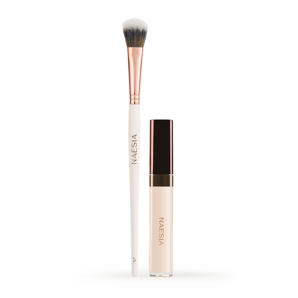 Set Corector Lichid si Pensula Profesională N7