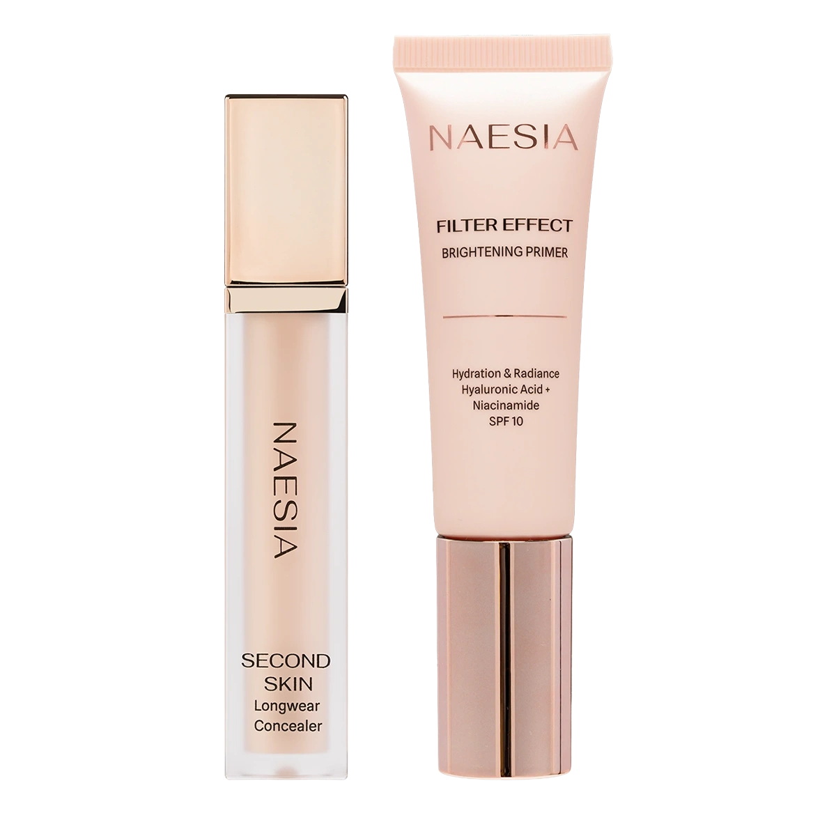 Set Concealer Second Skin si Primer Iluminator cu SPF 10 Filter Effect Brightening