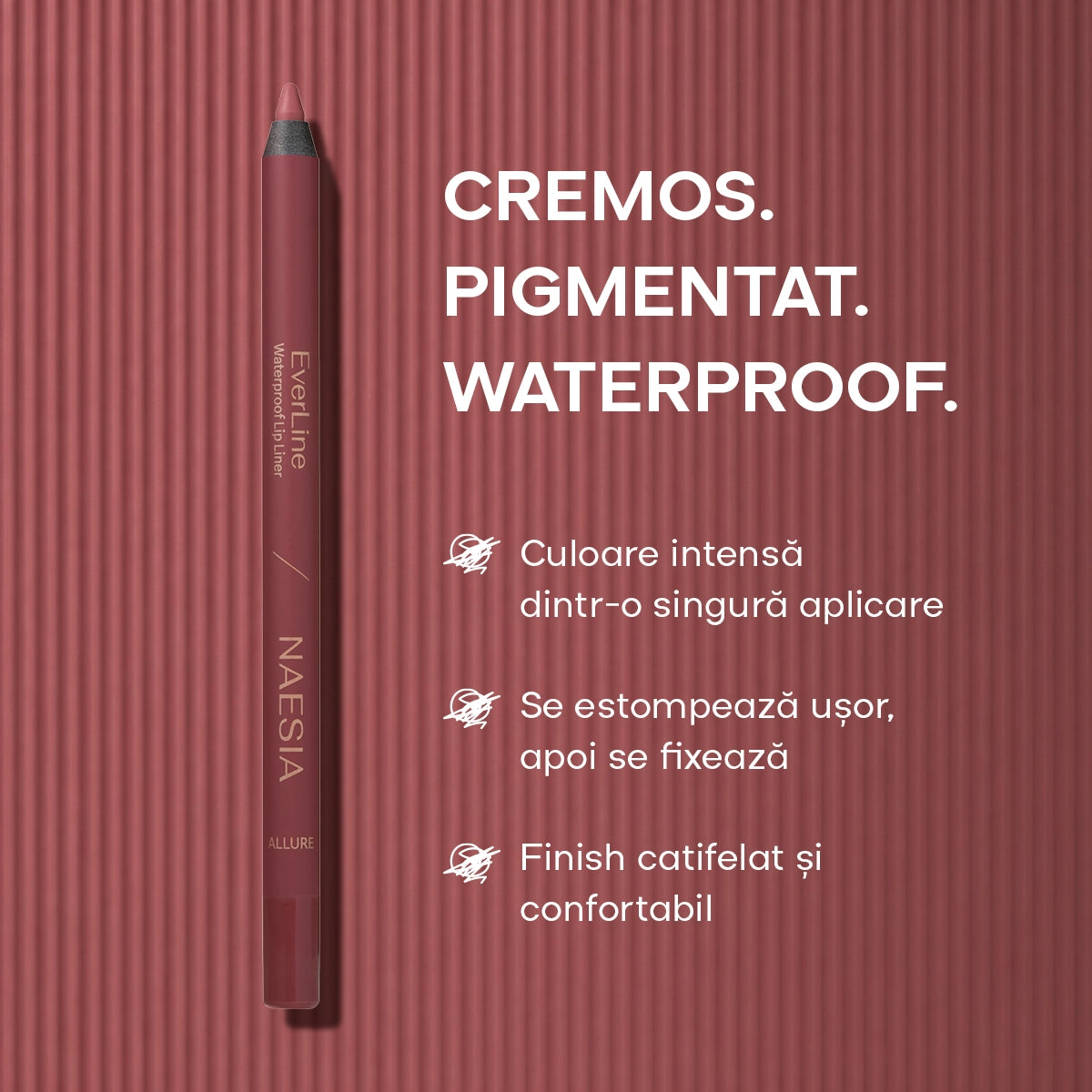 Creion de Buze EverLine Waterproof Lip Liner