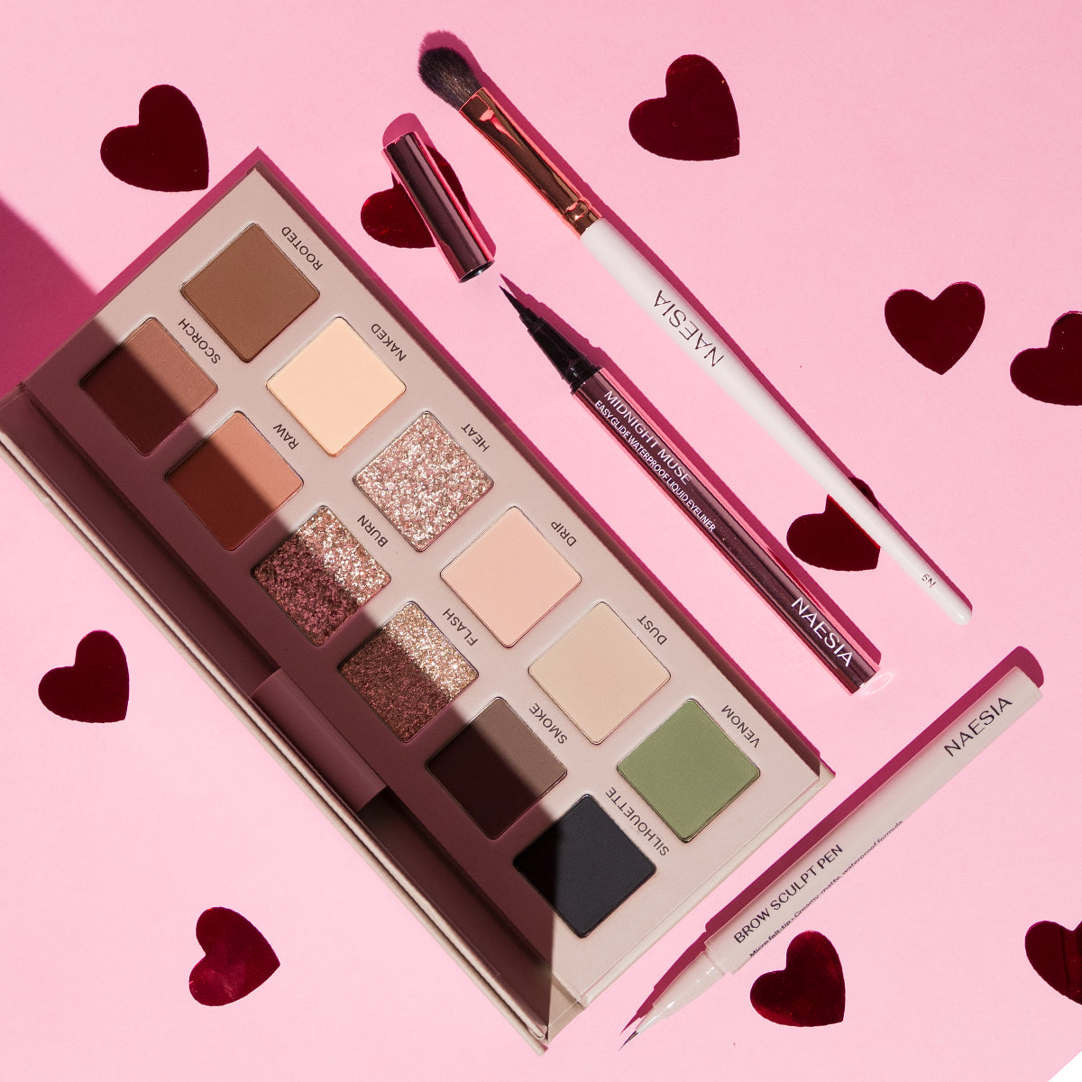 Privire Definită – Set Machiaj Ochi Complet – Ediția Iubirii