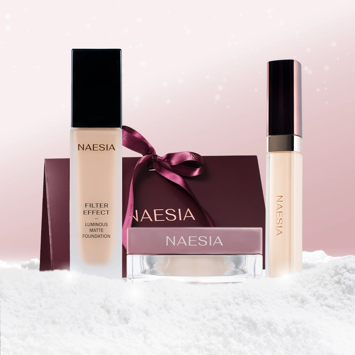 Set Cadou Pudră, Fond de Ten si Concealer FILTER EFFECT