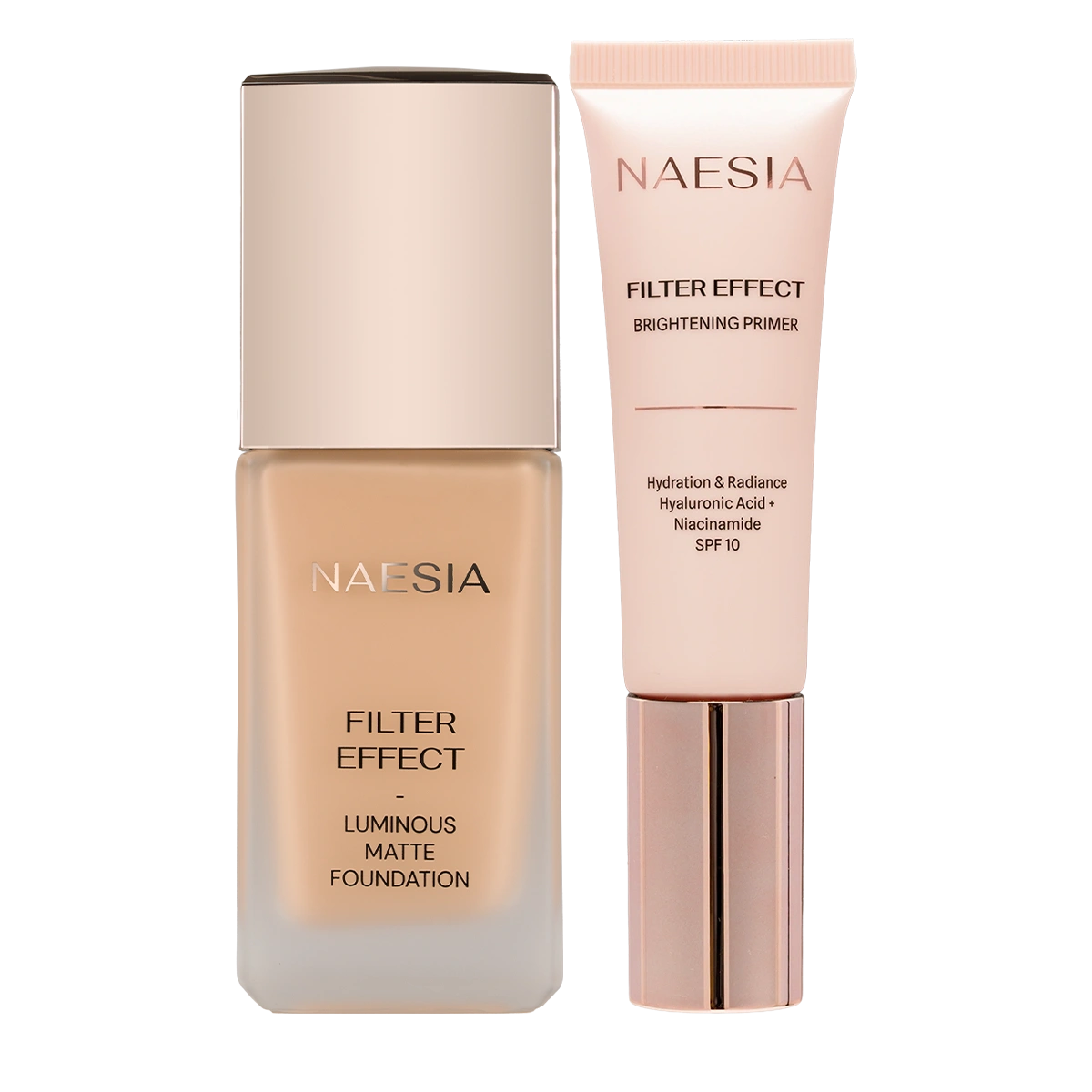 Set Fond de Ten si Primer Iluminator cu SPF 10 Filter Effect Brightening