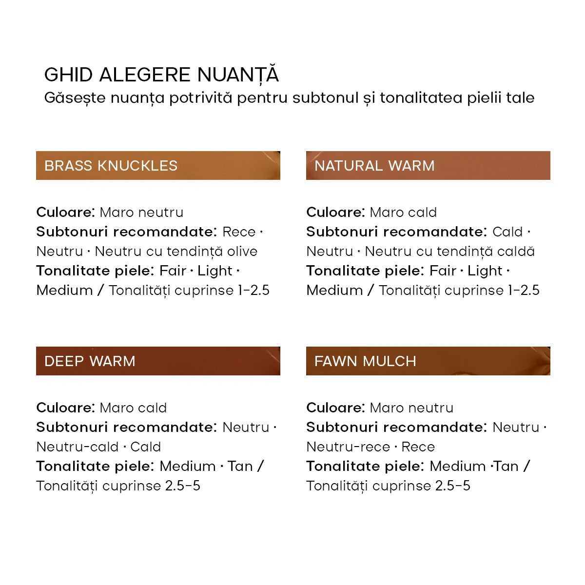 Set 6 Farduri de Obraz Lichide si Bronzere Lichide Pigmentate