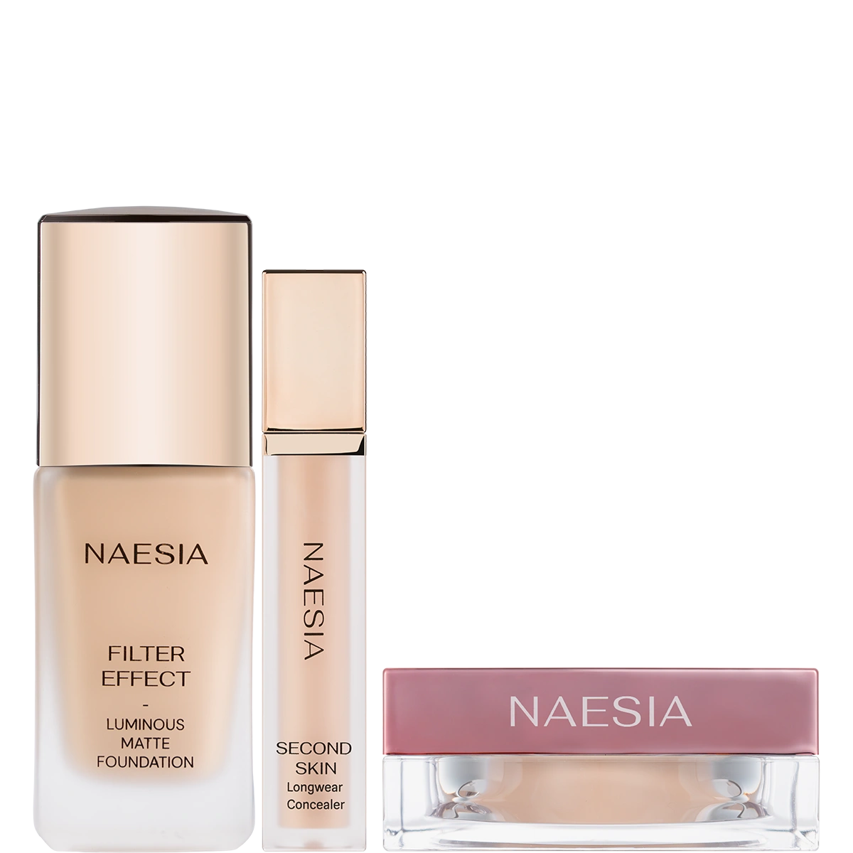 Set Profesional Fond de Ten, Corector și Pudră de Setare – Complexion Essentials Set
