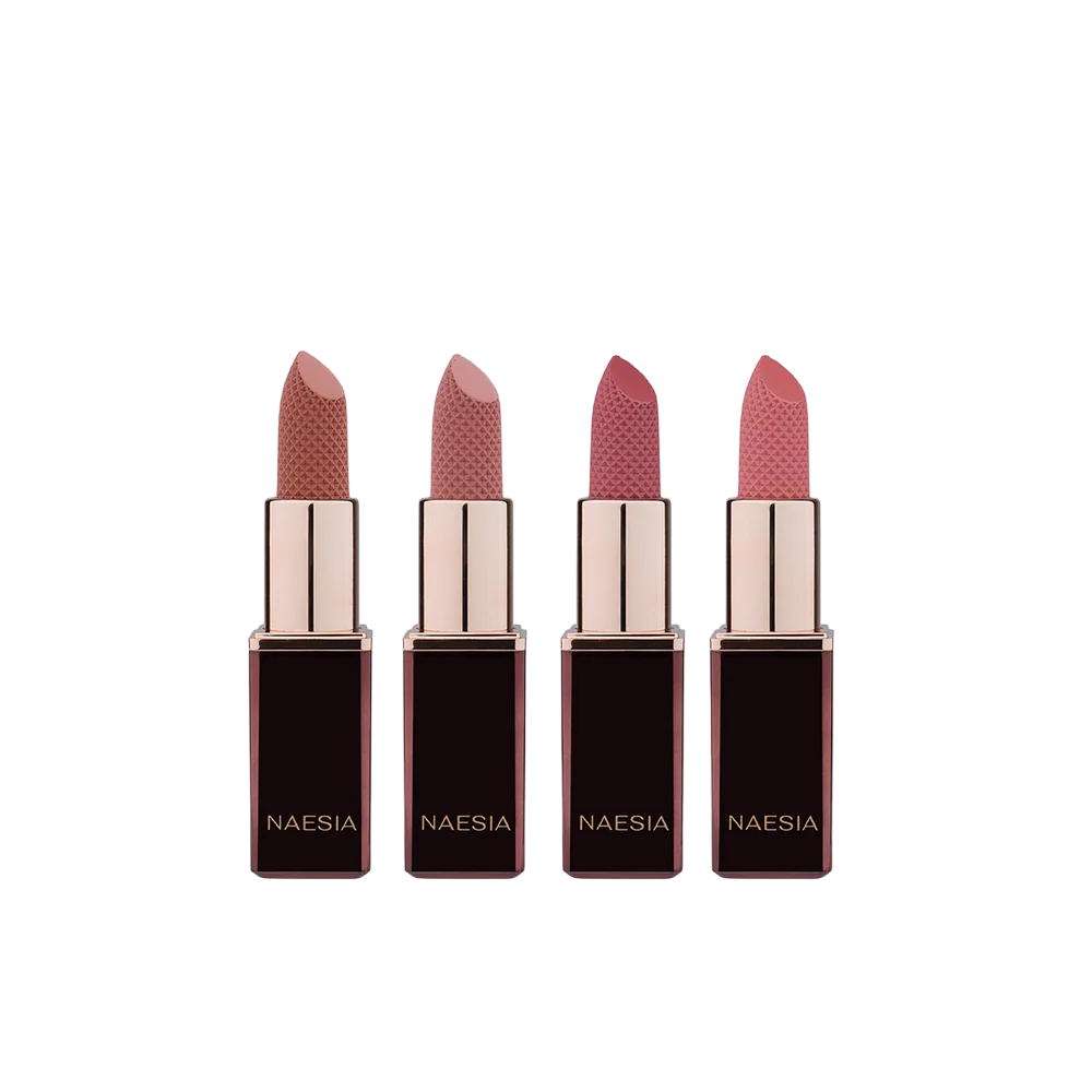 Set 4 Rujuri de Buze cu Finisaj Mat Satinat - Satin Sculpt Lipstick