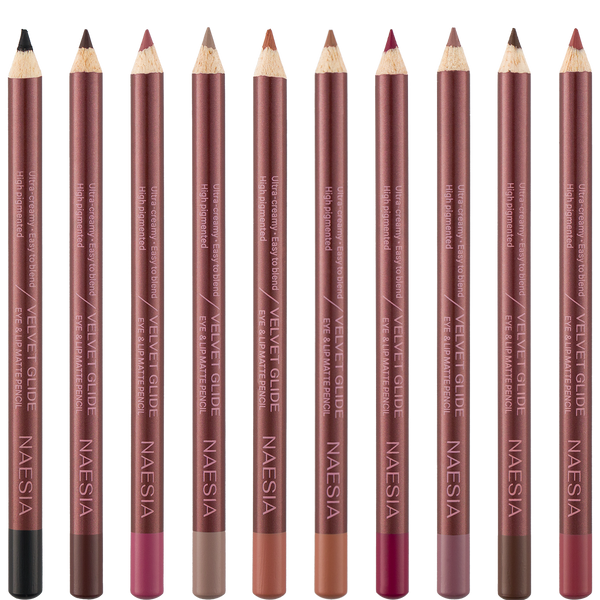 Set 10 Creioane Cremoase de Ochi si Buze Velvet Glide